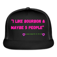 Load image into Gallery viewer, Lauren’s 40th Birthday Hat - black/black
