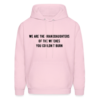 Load image into Gallery viewer, “We are the granddaughters of the witches you couldn’t burn”-Hoodie - pale pink
