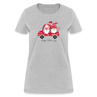 Load image into Gallery viewer, “Happy Valentine’s Day- Gnomes”-Women&#39;s T-Shirt - heather gray
