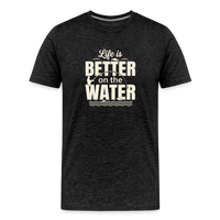 Load image into Gallery viewer, Life Is Better on the Water T-Shirt - Charcoal Grey
