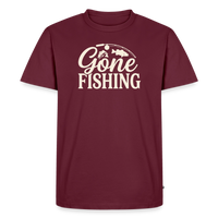Load image into Gallery viewer, Gone Fishing T-Shirt - Burgundy
