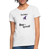 Load image into Gallery viewer, “You Have Boo-tiful Speech!”-Women&#39;s T-Shirt - white
