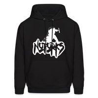 Load image into Gallery viewer, Fork Off! – The No Forks Official Men&#39;s Hoodie - black
