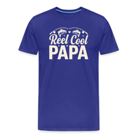 Load image into Gallery viewer, Reel Cool PAPA T-Shirt - Royal Blue
