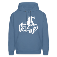 Load image into Gallery viewer, Fork Off! – The No Forks Official Men&#39;s Hoodie - denim blue
