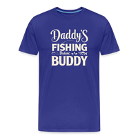Load image into Gallery viewer, Daddys Fishing Dishine Buddy T-Shirt - Royal Blue
