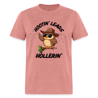 Load image into Gallery viewer, “Hootin’ Leads to Hollerin’”-Unisex Classic T-Shirt - heather mauve
