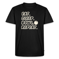 Load image into Gallery viewer, Eat. Sleep. Bowl. Repeat. T-Shirt - Black
