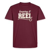 Load image into Gallery viewer, Keeping It REEL T-Shirt - Burgundy
