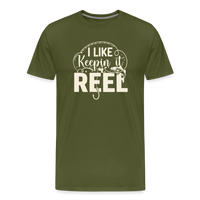 Load image into Gallery viewer, Ilike Keepin T REEL T-Shirt - Olive Green
