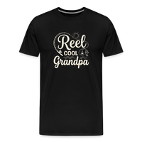 Load image into Gallery viewer, Reel COOL Grandpa T-Shirt - Black
