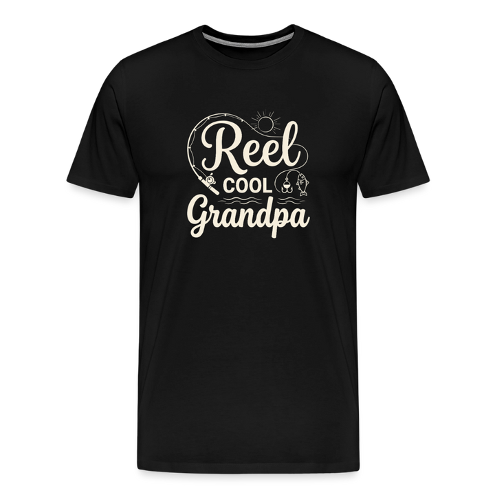 Reel COOL Grandpa T-Shirt - Black