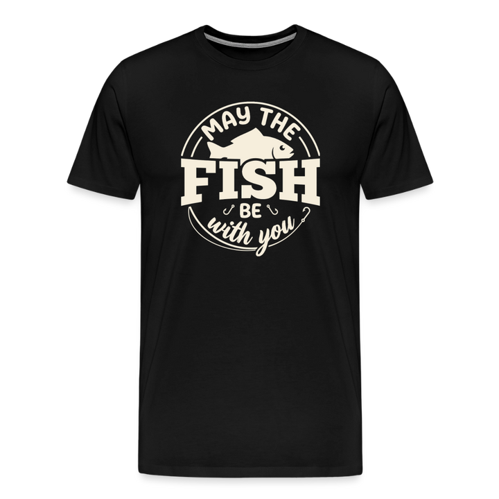 May The Fish Be With You T-Shirt - Black