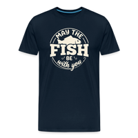 Load image into Gallery viewer, May The Fish Be With You T-Shirt - Deep Navy
