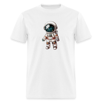 Load image into Gallery viewer, &quot;Cosmic Voyager: Adorable Spaceman&quot; 100% Cotton Unisex T-Shirt - white
