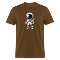 Load image into Gallery viewer, &quot;Cosmic Voyager: Adorable Spaceman&quot; 100% Cotton Unisex T-Shirt - brown
