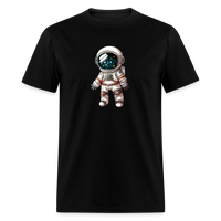 Load image into Gallery viewer, &quot;Cosmic Voyager: Adorable Spaceman&quot; 100% Cotton Unisex T-Shirt - black
