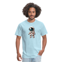 Load image into Gallery viewer, &quot;Cosmic Voyager: Adorable Spaceman&quot; 100% Cotton Unisex T-Shirt - powder blue
