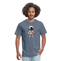 Load image into Gallery viewer, &quot;Cosmic Voyager: Adorable Spaceman&quot; 100% Cotton Unisex T-Shirt - denim
