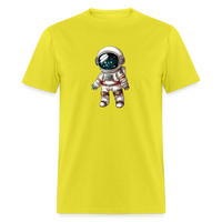 Load image into Gallery viewer, &quot;Cosmic Voyager: Adorable Spaceman&quot; 100% Cotton Unisex T-Shirt - yellow
