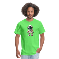 Load image into Gallery viewer, &quot;Cosmic Voyager: Adorable Spaceman&quot; 100% Cotton Unisex T-Shirt - kiwi

