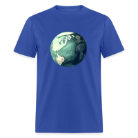 Load image into Gallery viewer, &quot;Earth Buddy: Charming Globe&quot; 100% Cotton Unisex T-Shirt - royal blue
