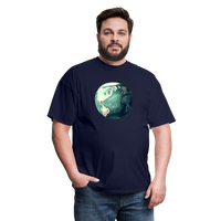Load image into Gallery viewer, &quot;Earth Buddy: Charming Globe&quot; 100% Cotton Unisex T-Shirt - navy
