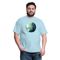 Load image into Gallery viewer, &quot;Earth Buddy: Charming Globe&quot; 100% Cotton Unisex T-Shirt - powder blue
