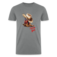 Load image into Gallery viewer, &quot;Texas Charm: Y&#39;all&#39;s Finest&quot; Organic Tri-Blend T-Shirt - heather gray
