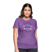 Load image into Gallery viewer, &quot;Nurse Superpower: Everyday Hero&quot; Women&#39;s Cotton T-Shirt - purple heather
