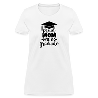 Load image into Gallery viewer, &quot;Graduate&#39;s Pride: Mom&#39;s Joy&quot; 100% Cotton Women&#39;s T-Shirt - white
