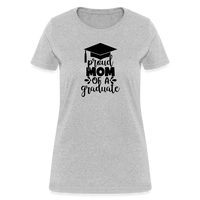 Load image into Gallery viewer, &quot;Graduate&#39;s Pride: Mom&#39;s Joy&quot; 100% Cotton Women&#39;s T-Shirt - heather gray
