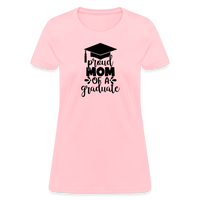 Load image into Gallery viewer, &quot;Graduate&#39;s Pride: Mom&#39;s Joy&quot; 100% Cotton Women&#39;s T-Shirt - pink
