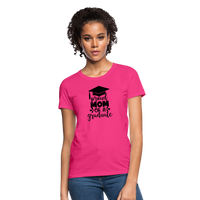 Load image into Gallery viewer, &quot;Graduate&#39;s Pride: Mom&#39;s Joy&quot; 100% Cotton Women&#39;s T-Shirt - fuchsia
