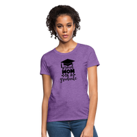 Load image into Gallery viewer, &quot;Graduate&#39;s Pride: Mom&#39;s Joy&quot; 100% Cotton Women&#39;s T-Shirt - purple heather
