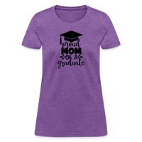 Load image into Gallery viewer, &quot;Graduate&#39;s Pride: Mom&#39;s Joy&quot; 100% Cotton Women&#39;s T-Shirt - purple heather

