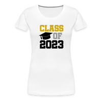 Load image into Gallery viewer, &quot;Class of 2023: Fearless Females, Boundless Futures&quot; Women’s Premium T-Shirt - white
