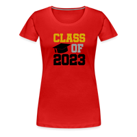 Load image into Gallery viewer, &quot;Class of 2023: Fearless Females, Boundless Futures&quot; Women’s Premium T-Shirt - red
