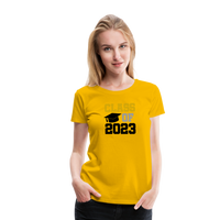Load image into Gallery viewer, &quot;Class of 2023: Fearless Females, Boundless Futures&quot; Women’s Premium T-Shirt - sun yellow
