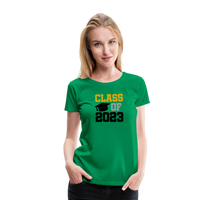 Load image into Gallery viewer, &quot;Class of 2023: Fearless Females, Boundless Futures&quot; Women’s Premium T-Shirt - kelly green
