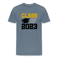 Load image into Gallery viewer, &quot;Class of 2023: Unstoppable Graduates, Endless Possibilities&quot; Men&#39;s Premium T-Shirt - steel blue
