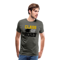 Load image into Gallery viewer, &quot;Class of 2023: Unstoppable Graduates, Endless Possibilities&quot; Men&#39;s Premium T-Shirt - asphalt gray

