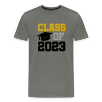 Load image into Gallery viewer, &quot;Class of 2023: Unstoppable Graduates, Endless Possibilities&quot; Men&#39;s Premium T-Shirt - asphalt gray
