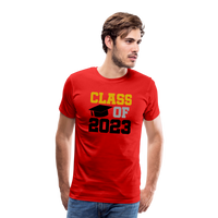 Load image into Gallery viewer, &quot;Class of 2023: Unstoppable Graduates, Endless Possibilities&quot; Men&#39;s Premium T-Shirt - red
