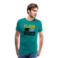 Load image into Gallery viewer, &quot;Class of 2023: Unstoppable Graduates, Endless Possibilities&quot; Men&#39;s Premium T-Shirt - teal
