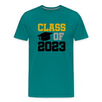 Load image into Gallery viewer, &quot;Class of 2023: Unstoppable Graduates, Endless Possibilities&quot; Men&#39;s Premium T-Shirt - teal
