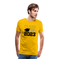 Load image into Gallery viewer, &quot;Class of 2023: Unstoppable Graduates, Endless Possibilities&quot; Men&#39;s Premium T-Shirt - sun yellow

