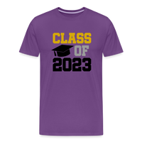 Load image into Gallery viewer, &quot;Class of 2023: Unstoppable Graduates, Endless Possibilities&quot; Men&#39;s Premium T-Shirt - purple
