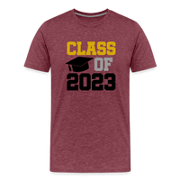 Load image into Gallery viewer, &quot;Class of 2023: Unstoppable Graduates, Endless Possibilities&quot; Men&#39;s Premium T-Shirt - heather burgundy
