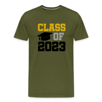 Load image into Gallery viewer, &quot;Class of 2023: Unstoppable Graduates, Endless Possibilities&quot; Men&#39;s Premium T-Shirt - olive green
